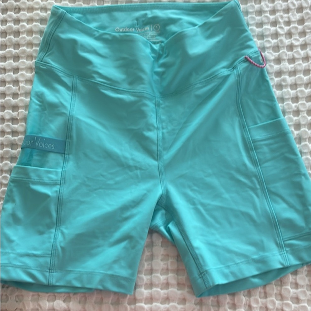 Outdoor Voices Women's Aqua Shorts
